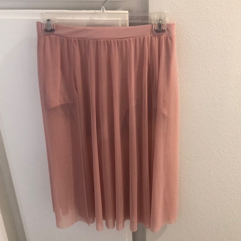 Mid length ballet skirt